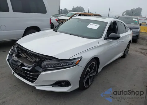 2022 Honda Accord Sport 2.0T z USA, uszkodzony, nr VIN 1HGCV2F37NA004643